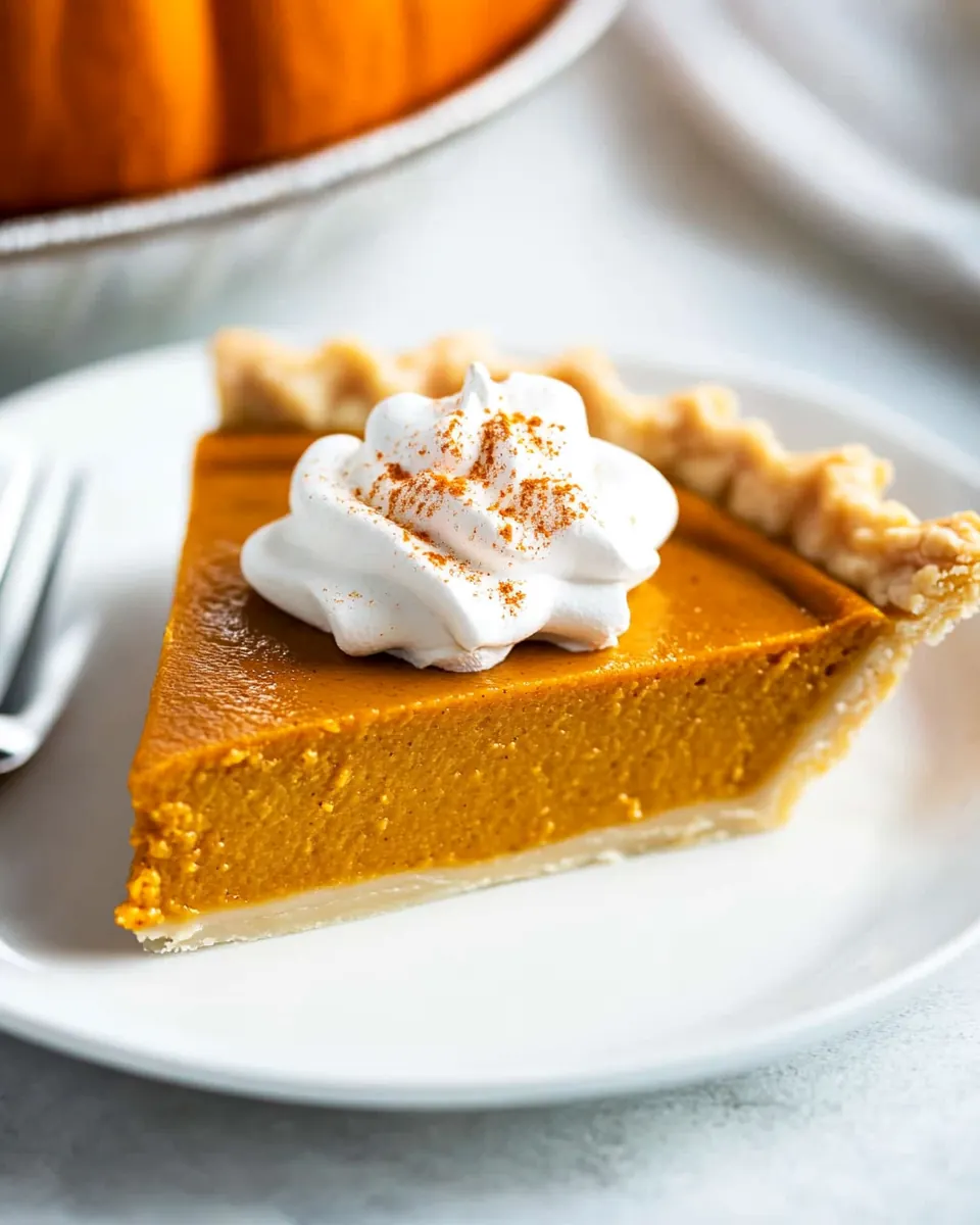 Pumpkin Pie Recipe
