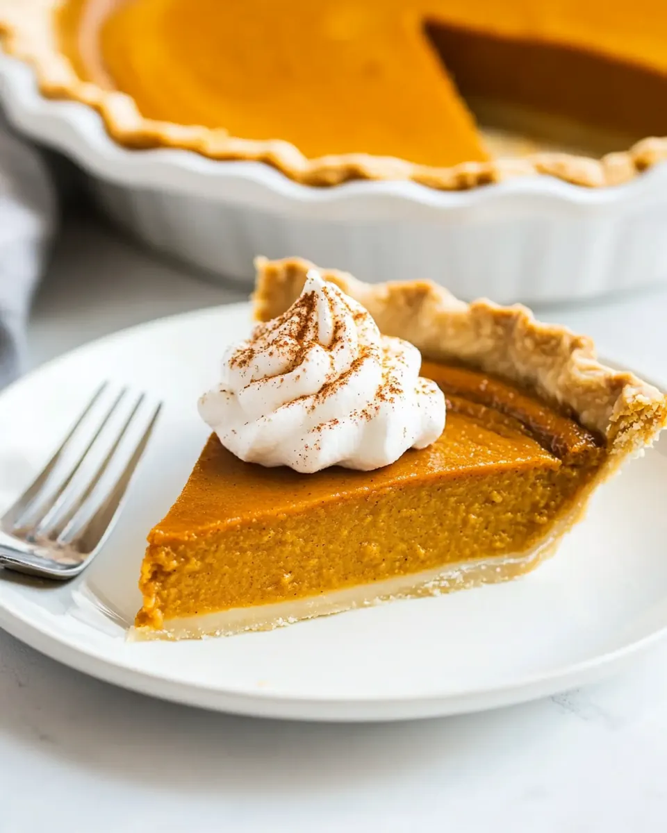 Pumpkin Pie Recipe