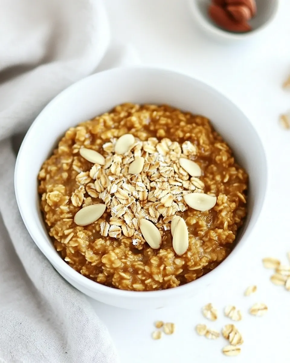 Pumpkin Pie Slow Cooker Oatmeal