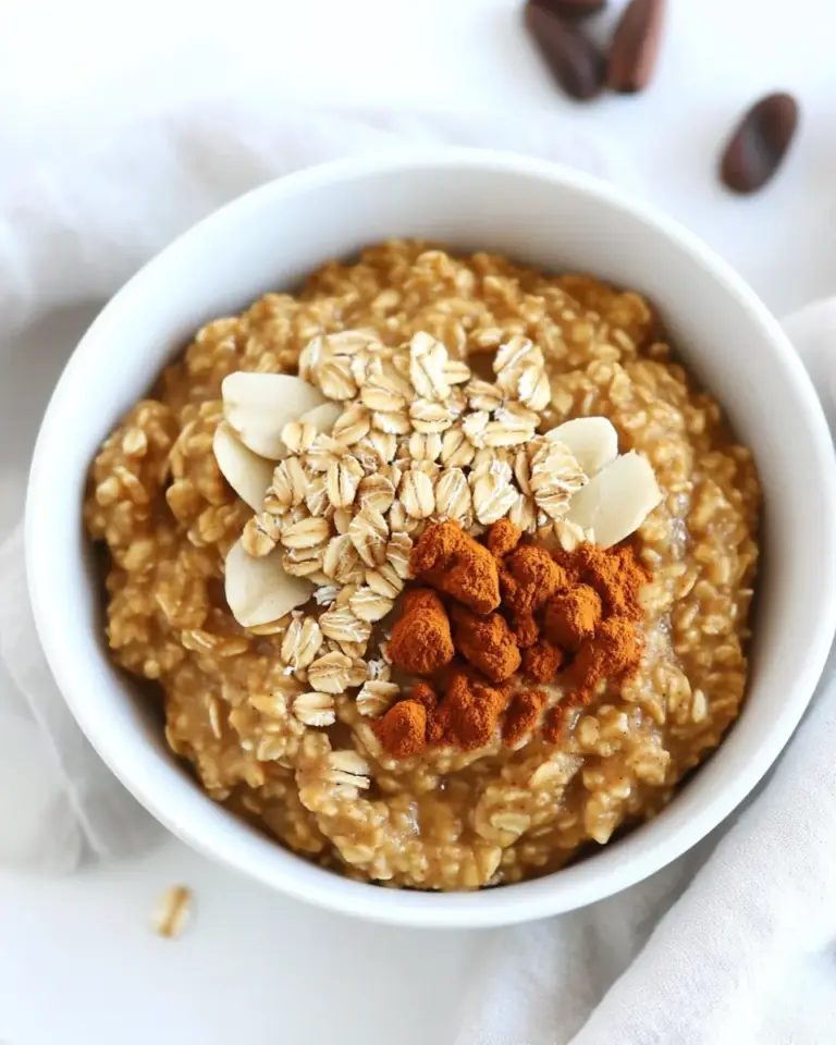 Pumpkin Pie Slow Cooker Oatmeal