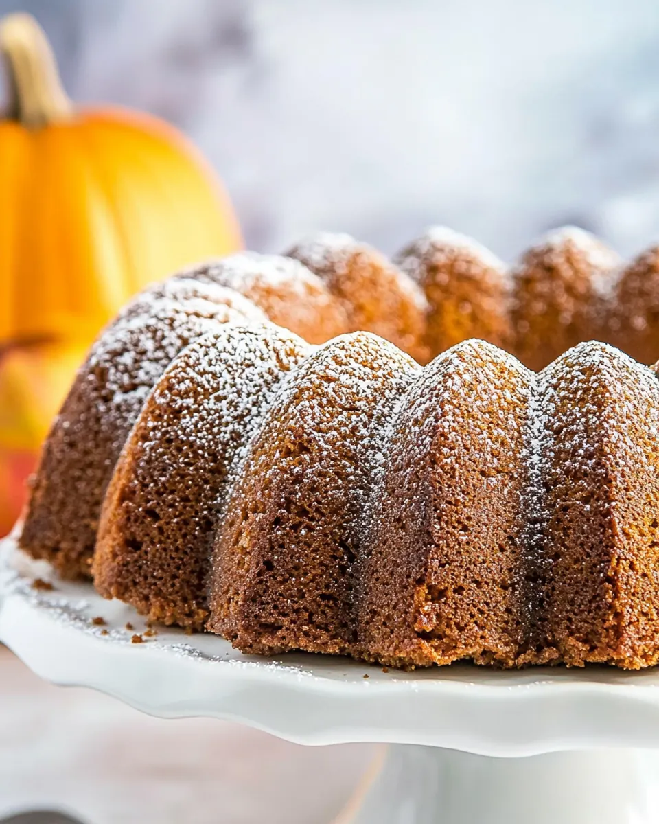 Pumpkin Pound Cake