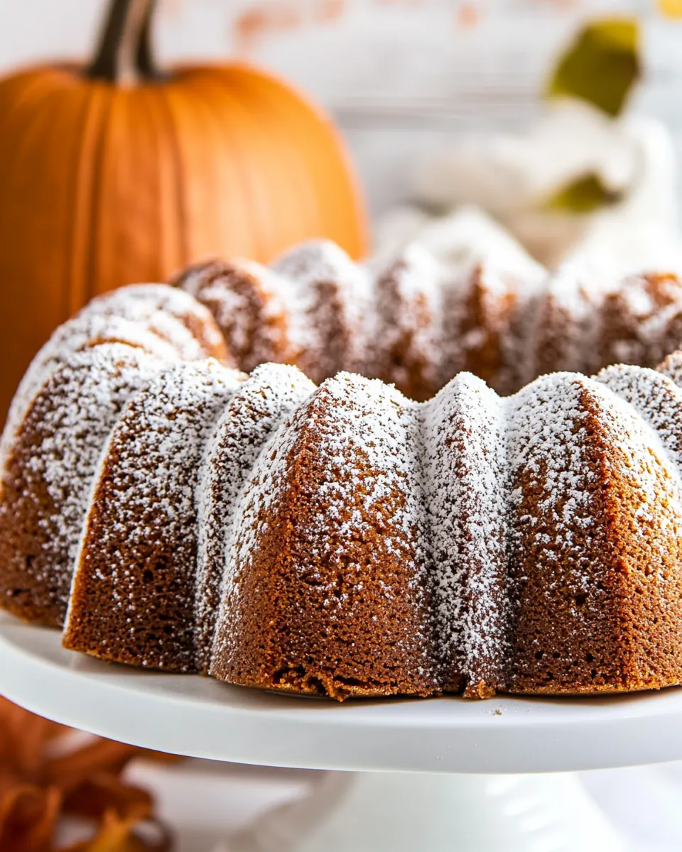 Pumpkin Pound Cake