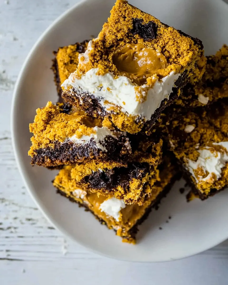 Pumpkin S'mores Bars