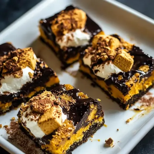 Pumpkin S'mores Bars