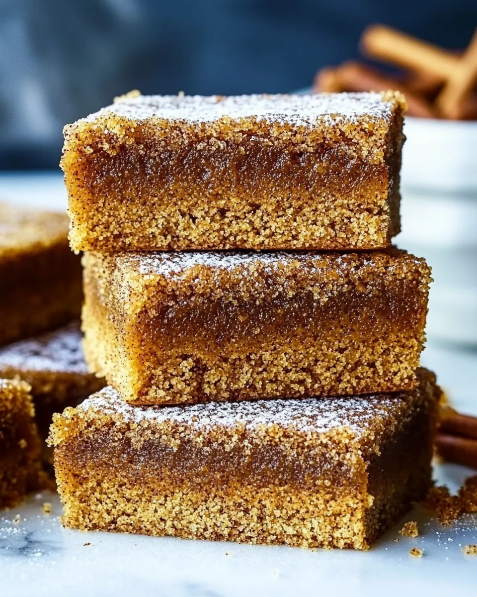 Pumpkin Snickerdoodle Bars