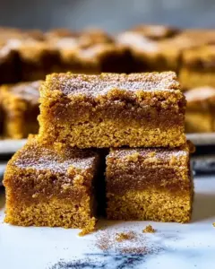 Pumpkin Snickerdoodle Bars