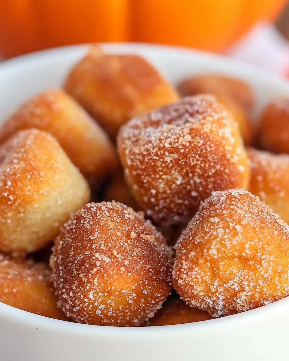 Pumpkin Spice Pretzel Bites