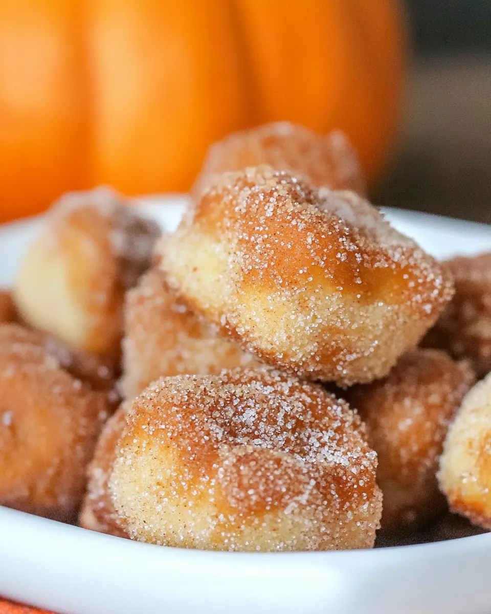 Pumpkin Spice Pretzel Bites