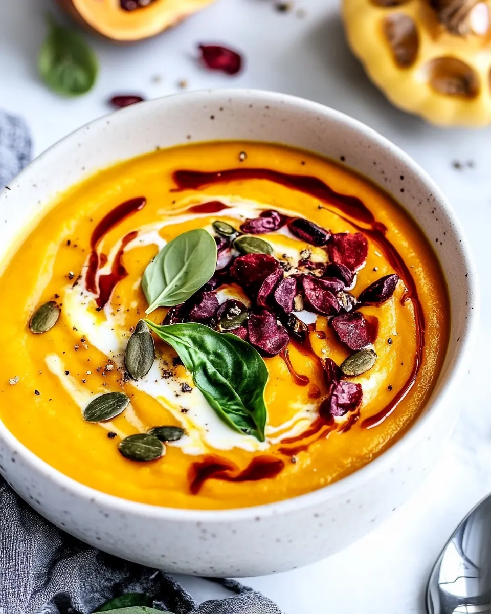 Pumpkin Sweet Potato Soup