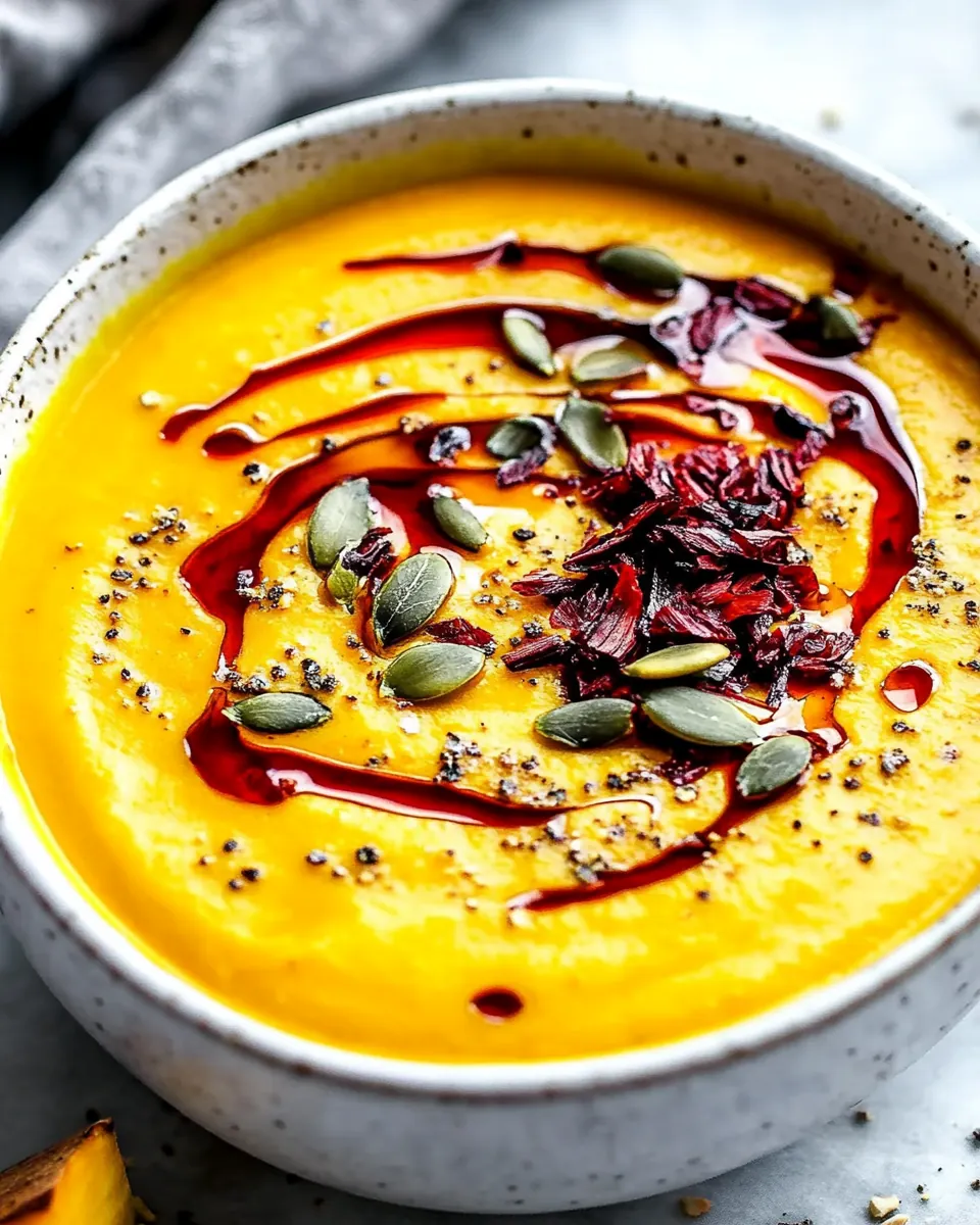 Pumpkin Sweet Potato Soup