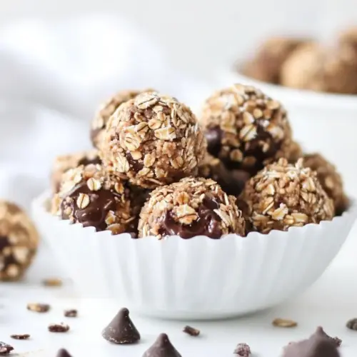 Quick Easy No Bake Oatmeal Peanut Butter Bites