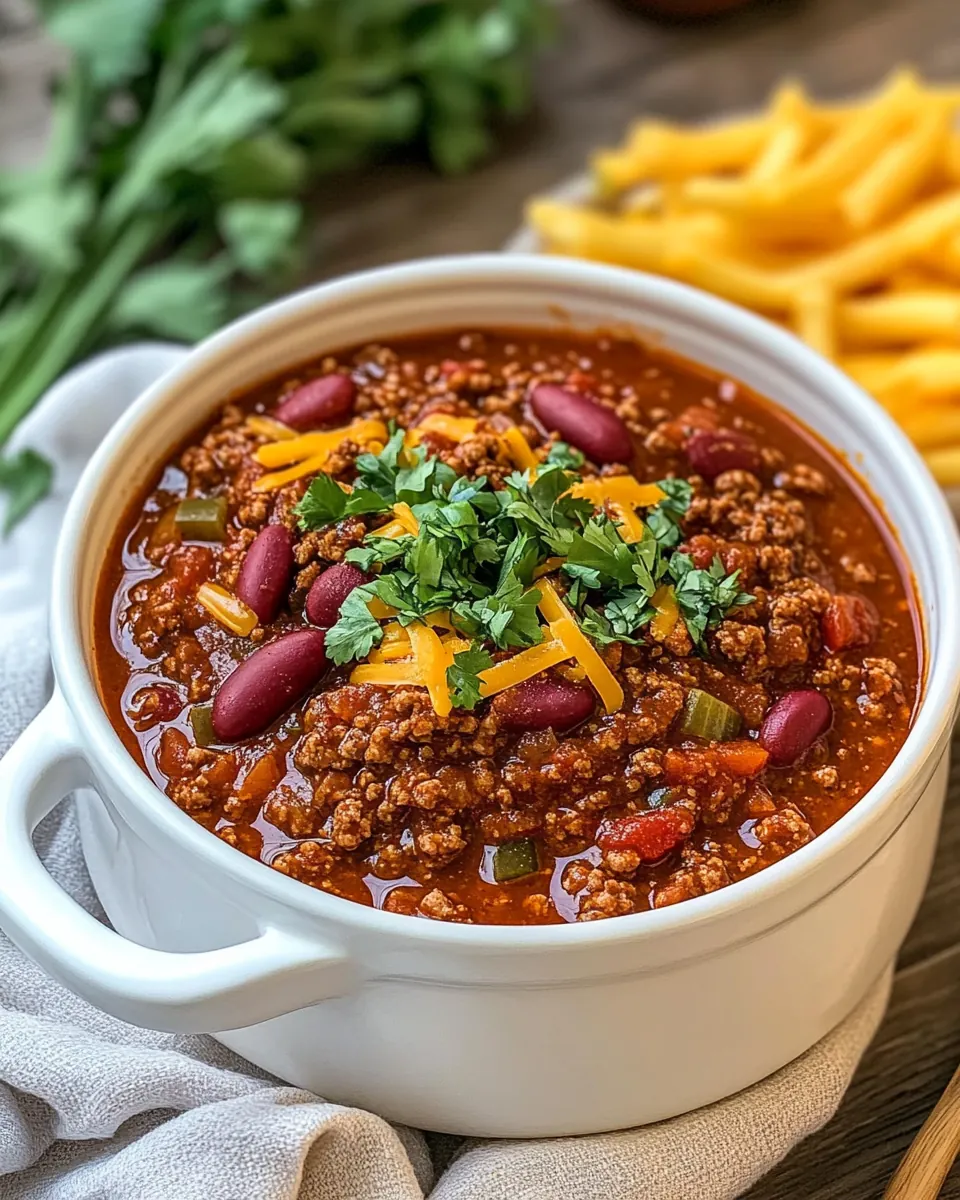 Quick Ground Turkey Chili