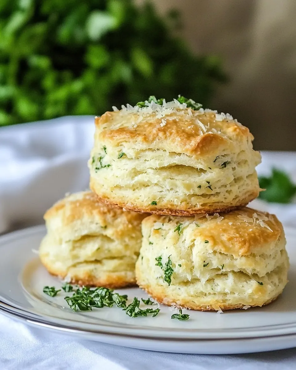 Quick Parmesan and Herb Biscuits