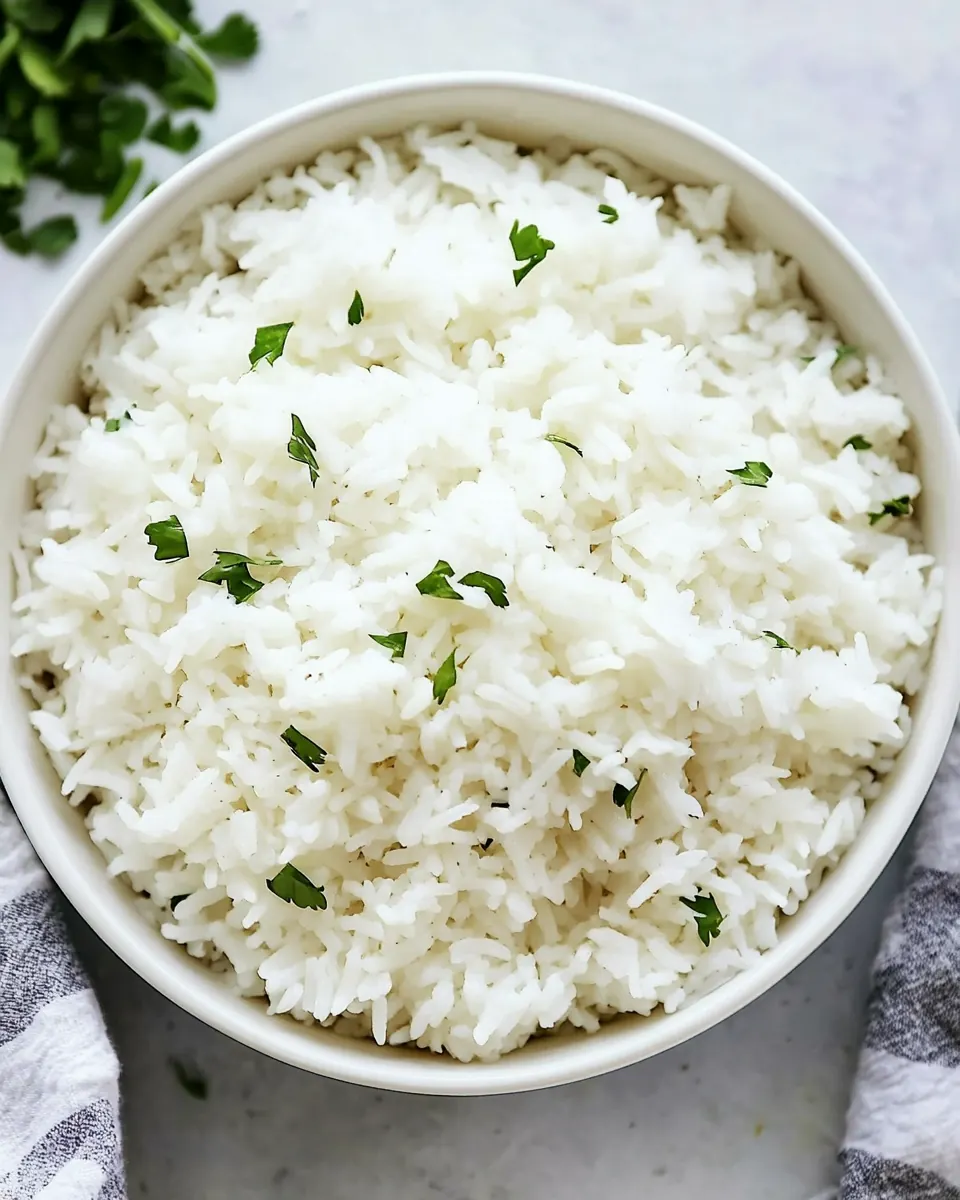 Quick and Easy Coconut Rice