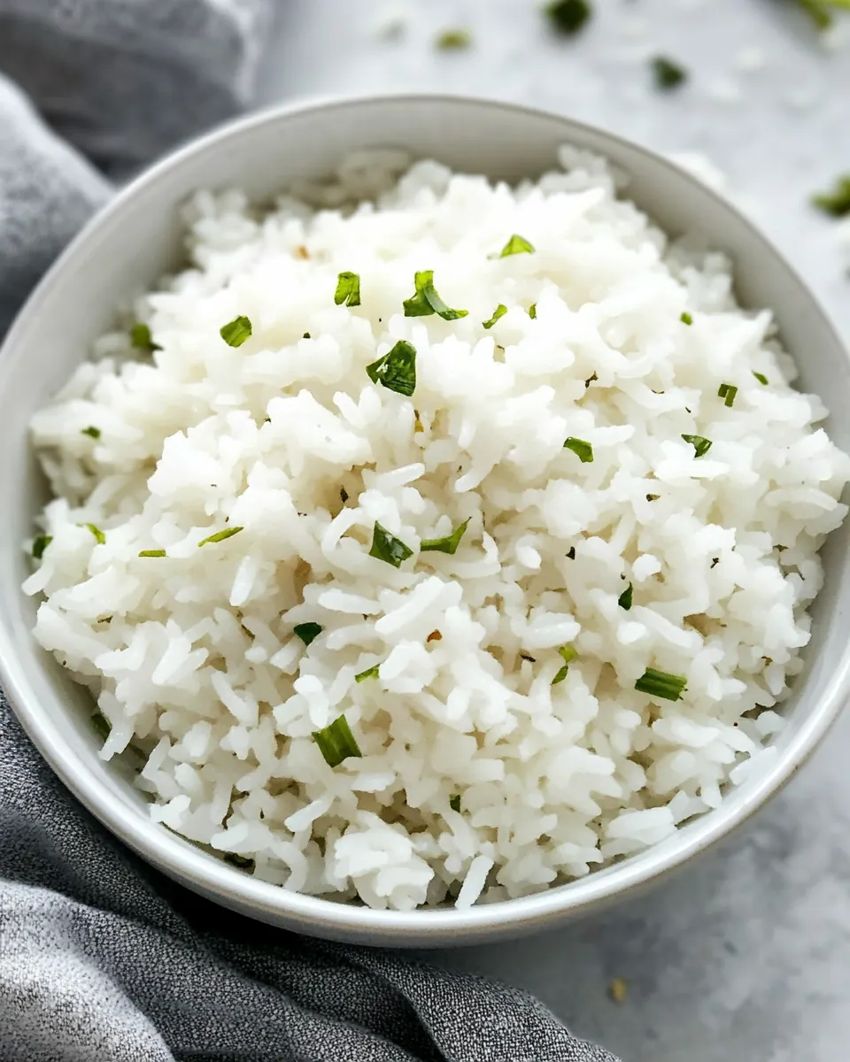 Quick and Easy Coconut Rice