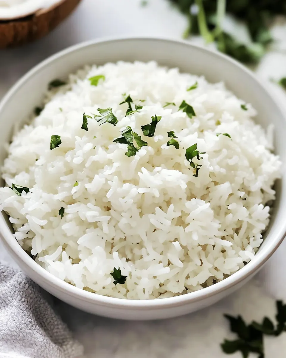 Quick and Easy Coconut Rice