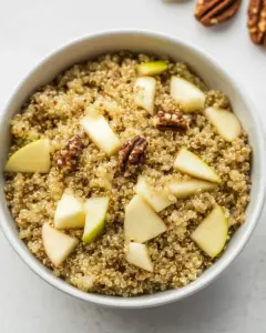 Quinoa Apple Breakfast Bowl