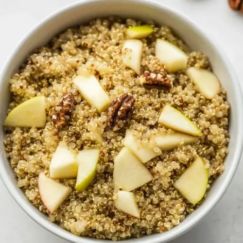 Quinoa Apple Breakfast Bowl