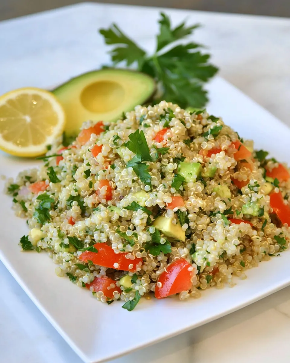 Quinoa Avocado Tabbouleh