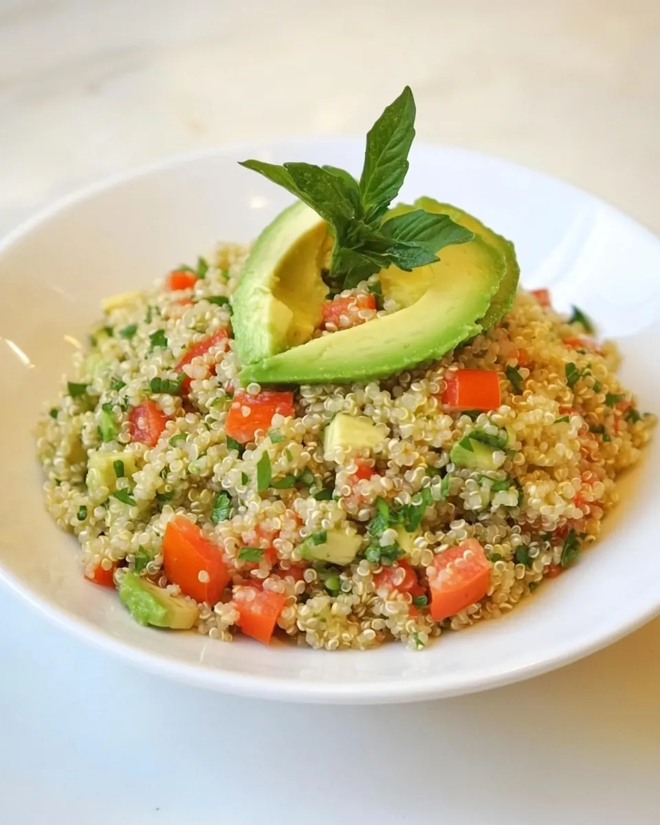 Quinoa Avocado Tabbouleh