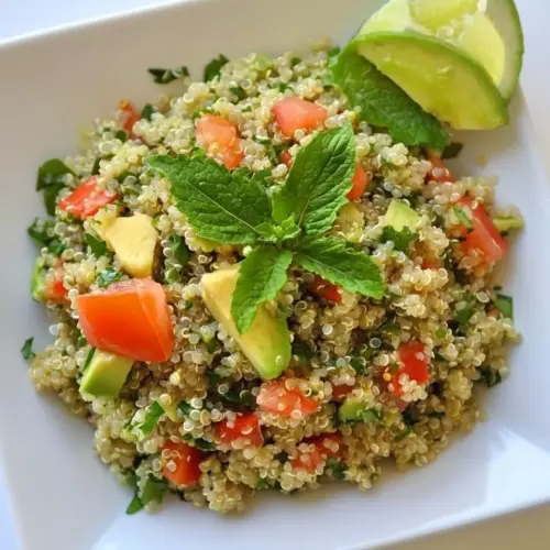 Quinoa Avocado Tabbouleh