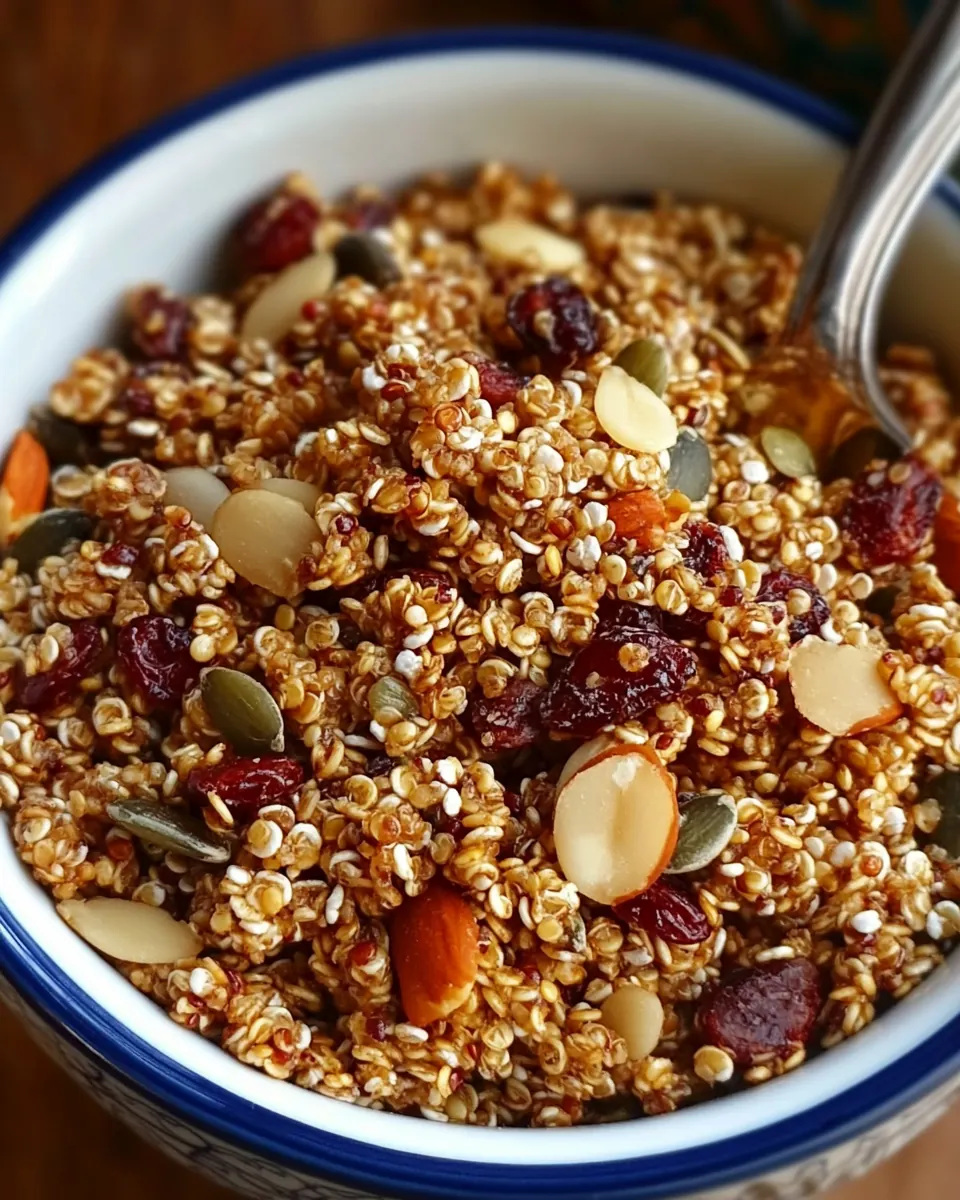 Quinoa Pumpkin Seed Granola