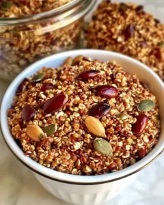 Quinoa Pumpkin Seed Granola
