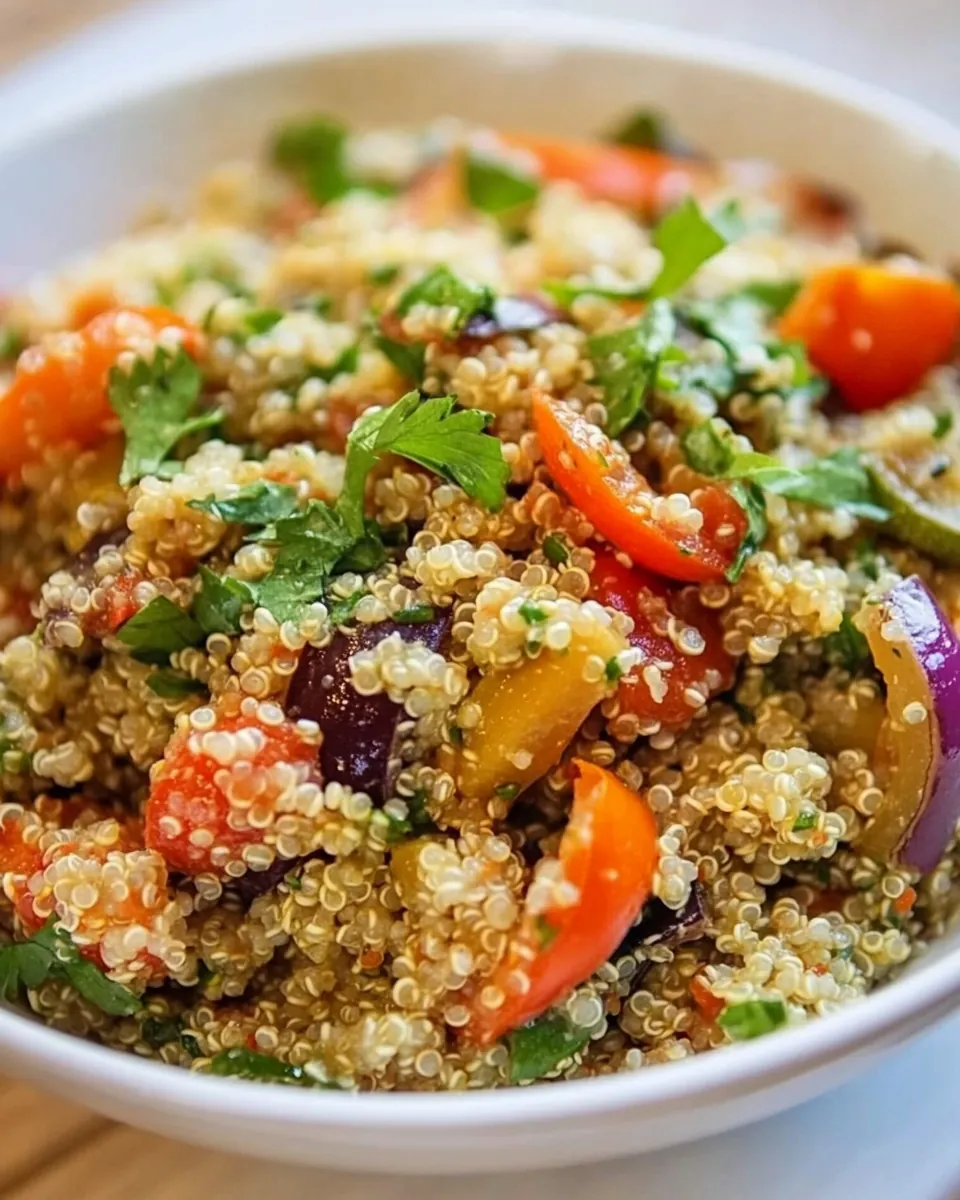 Quinoa Salad with Fresh Vegetables