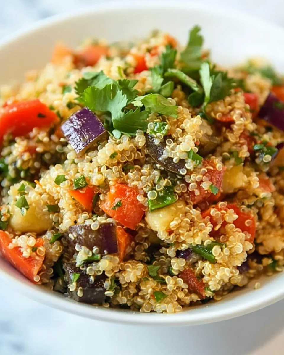 Quinoa Salad with Fresh Vegetables