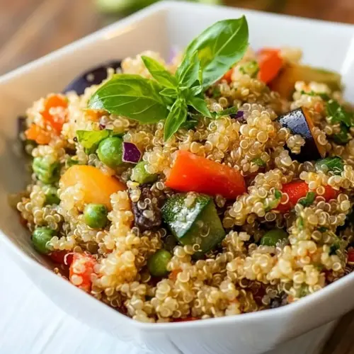 Quinoa Salad with Fresh Vegetables