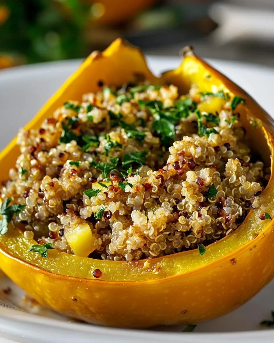Quinoa Stuffed Squash