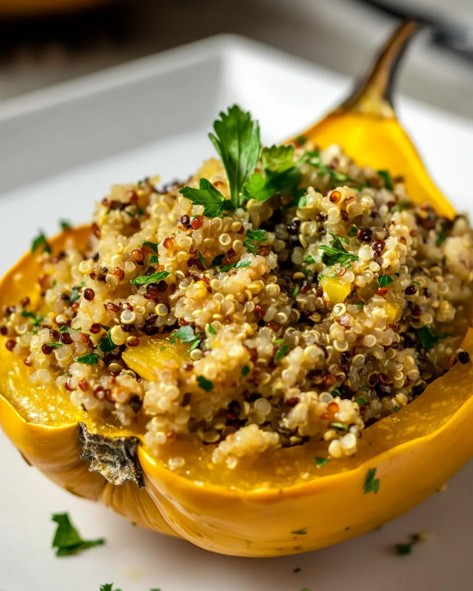 Quinoa Stuffed Squash