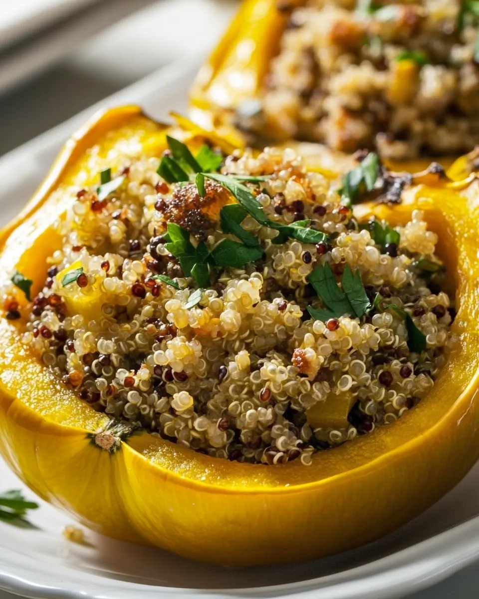 Quinoa Stuffed Squash
