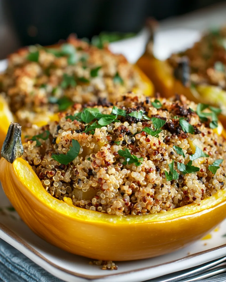 Quinoa Stuffed Squash