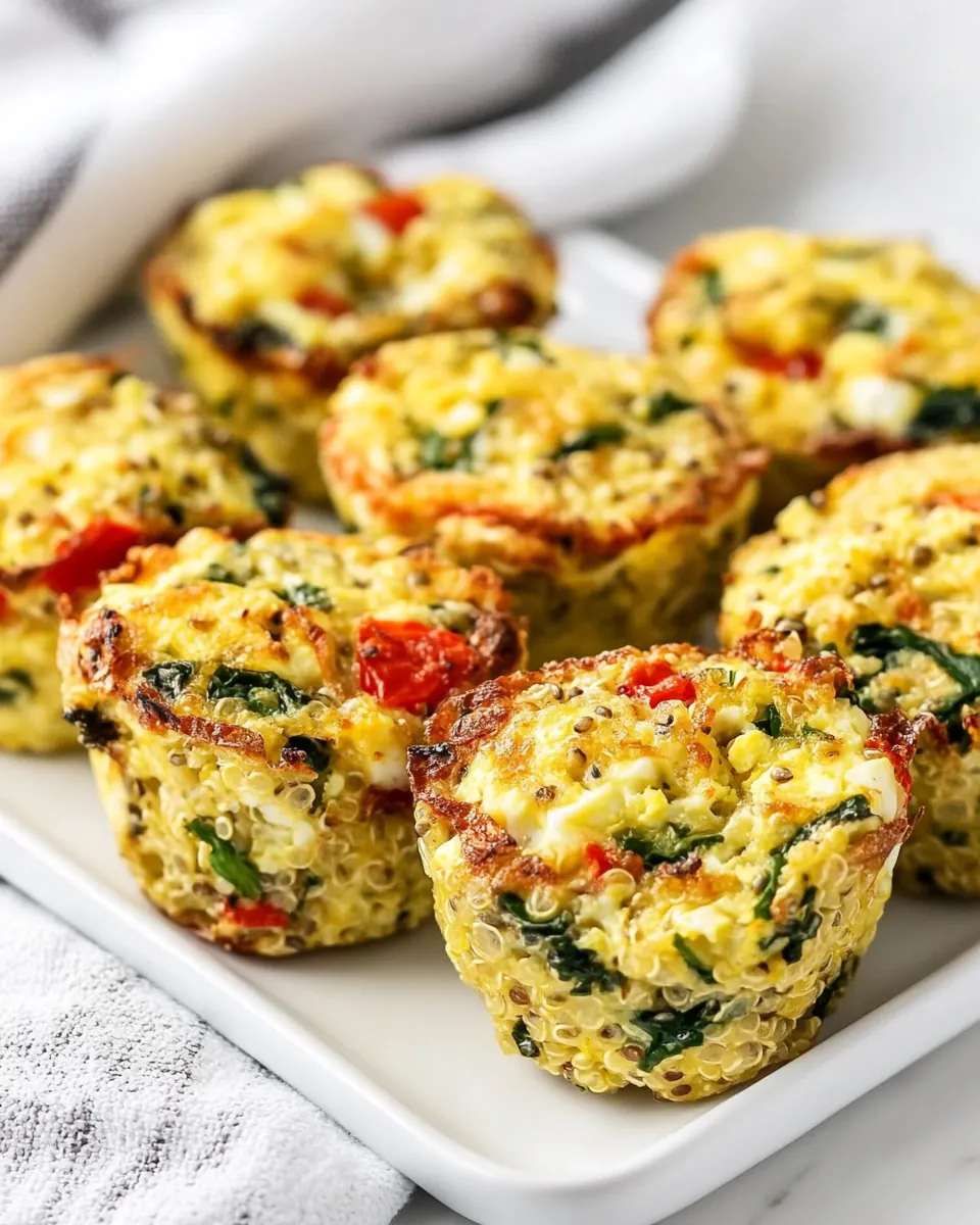 Quinoa and Egg Protein Breakfast Bites