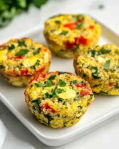 Quinoa and Egg Protein Breakfast Bites