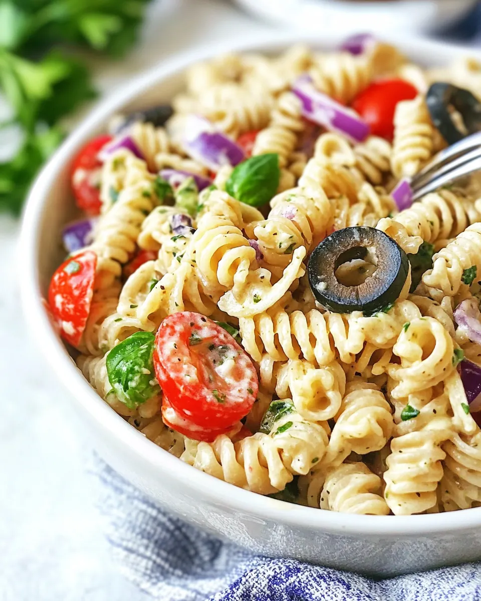 Radiatore Pasta Salad