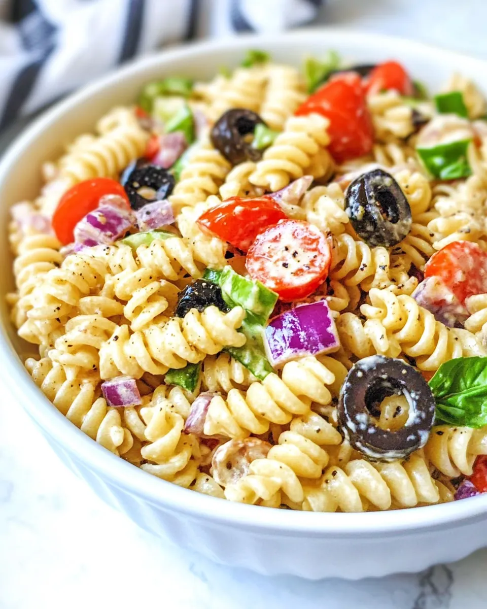 Radiatore Pasta Salad