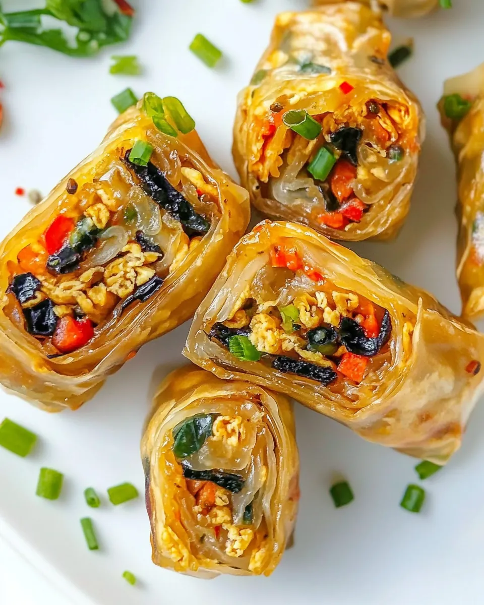 Ramen Spring Rolls