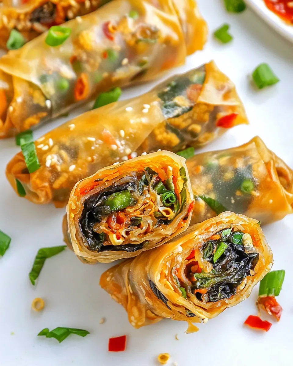 Ramen Spring Rolls