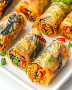 Ramen Spring Rolls