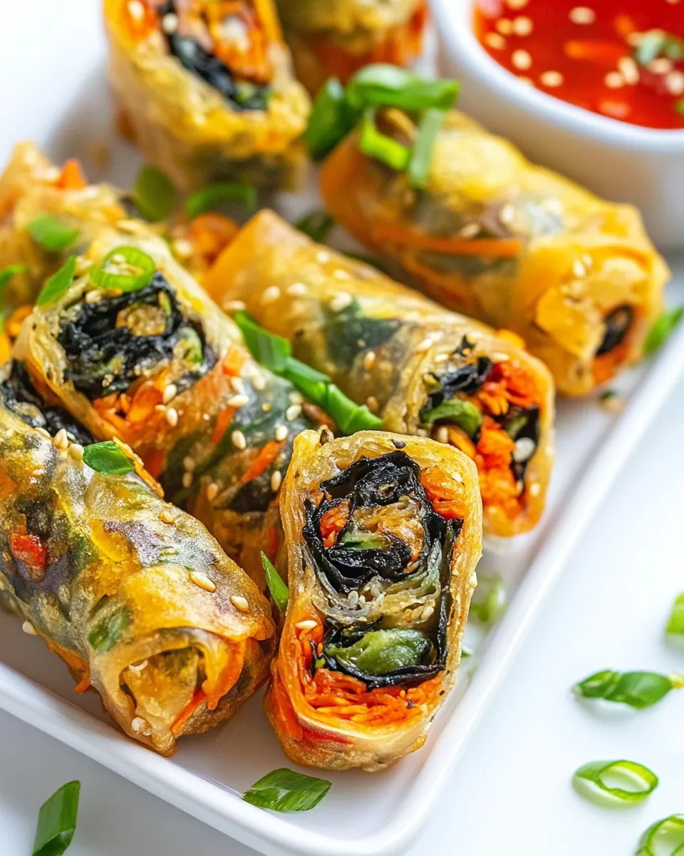 Ramen Spring Rolls