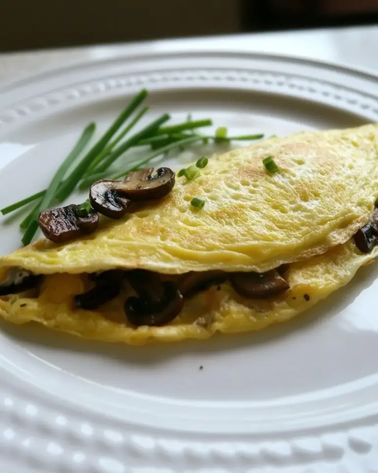 Ramp and Mushroom Omelets