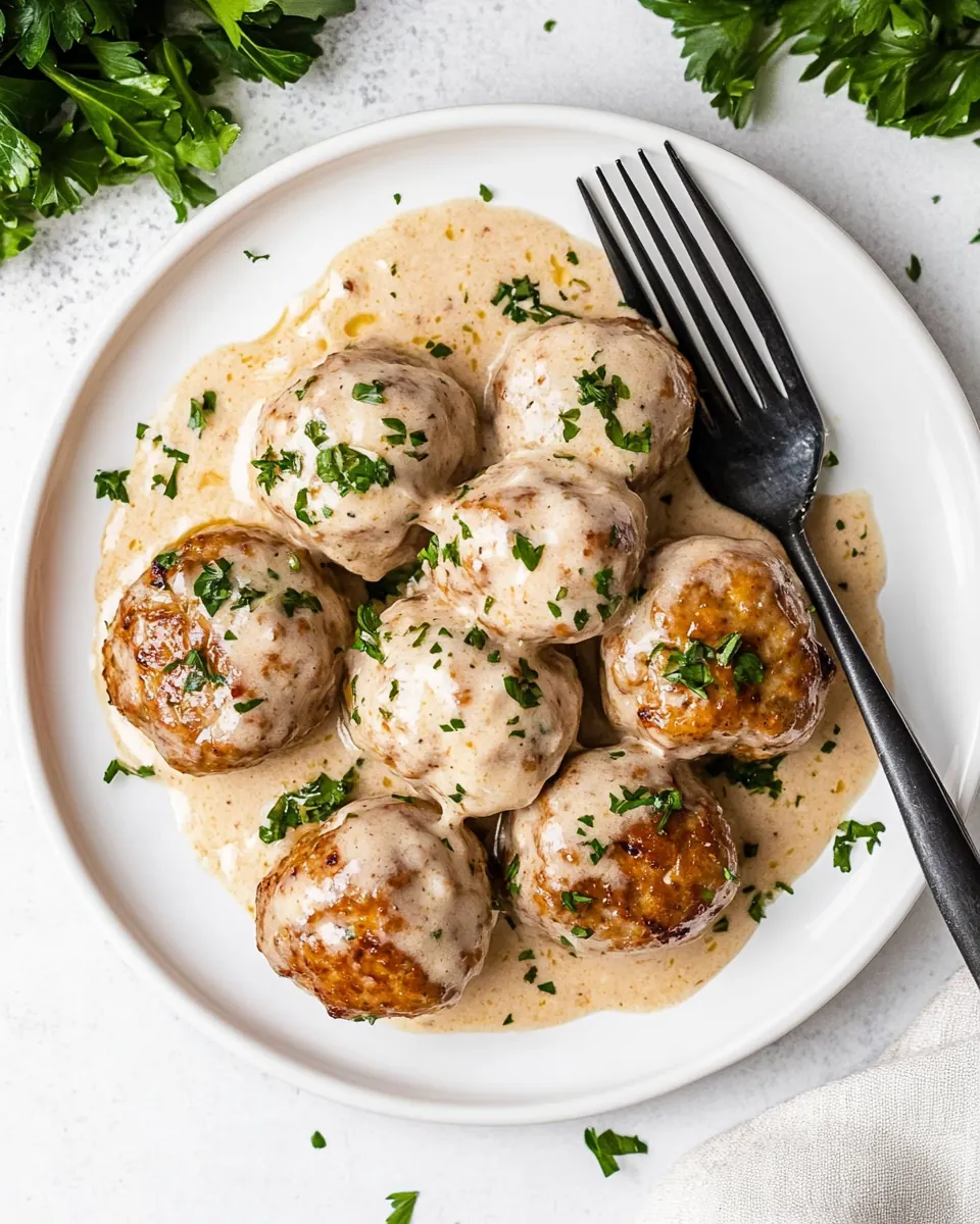 Ranch Chicken Meatballs