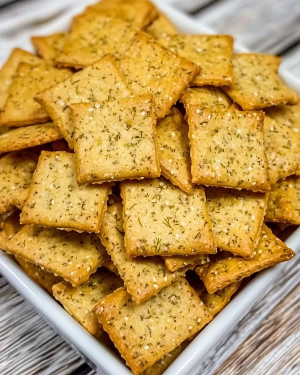 Ranch Crackers with Dill