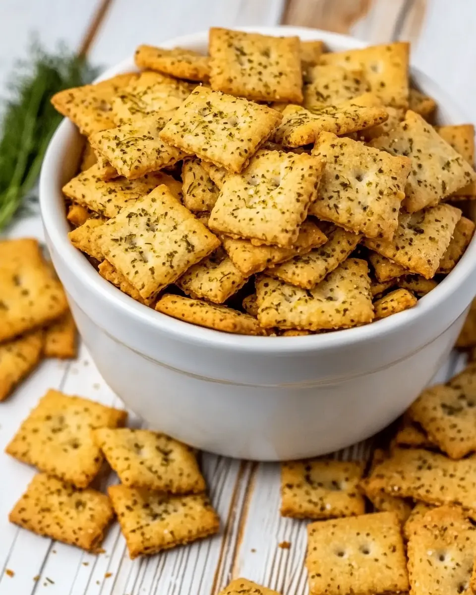 Ranch Crackers with Dill