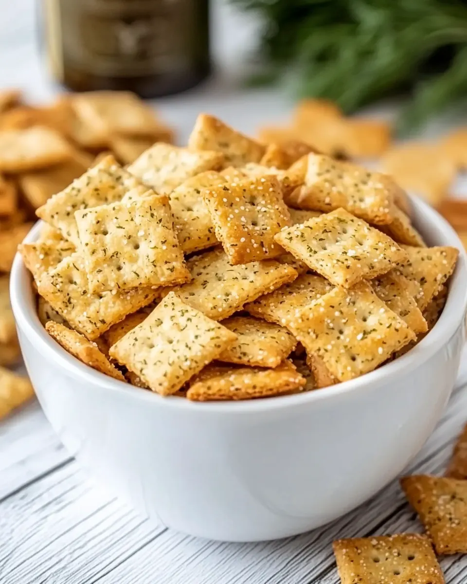 Ranch Crackers with Dill