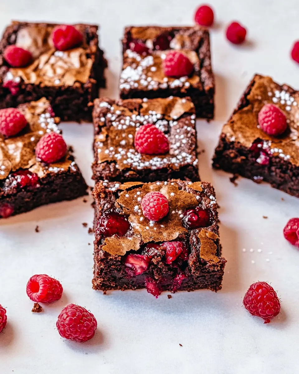 Raspberry Brownies