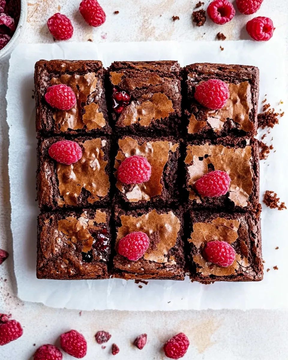 Raspberry Brownies