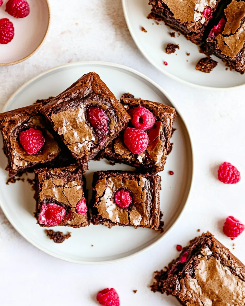 Raspberry Brownies